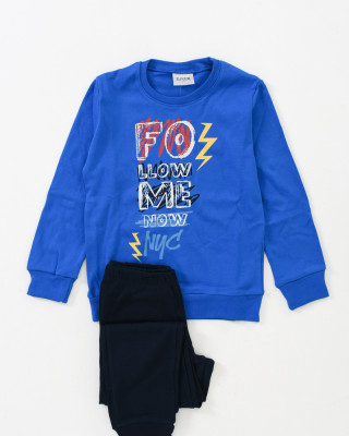 Jugendlicher Pyjama-Junge TRAX FOLLOW ME 44895