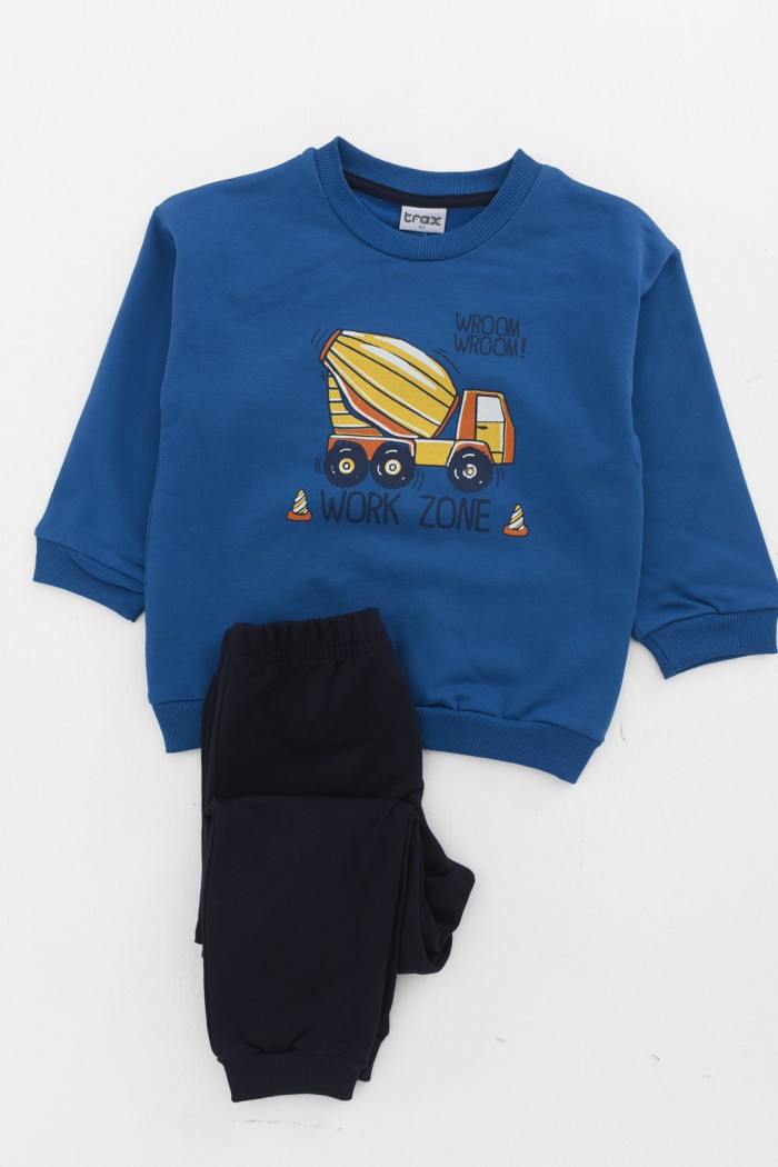Kinderkleidung TRAX WORK ZONE 44954 BLUE