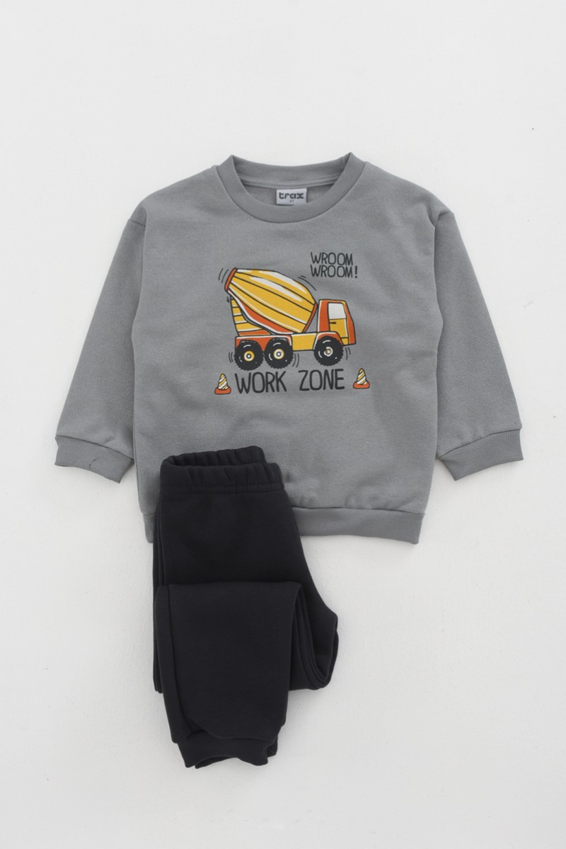 Kinderkleidung TRAX WORK ZONE 44954 GREY