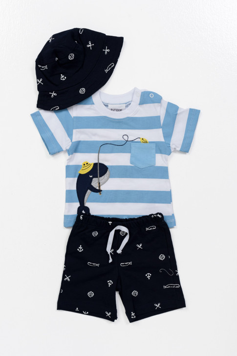 Summer baby set TRAX boy 43056 3 pieces