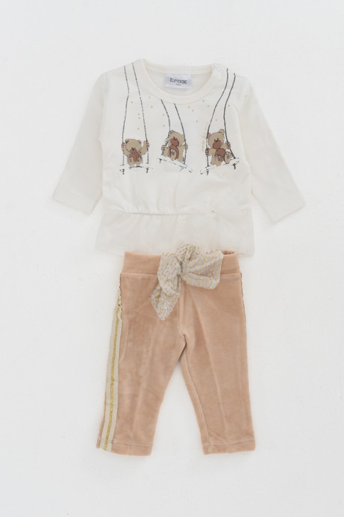 Baby set Trax girl 44513 Ecru