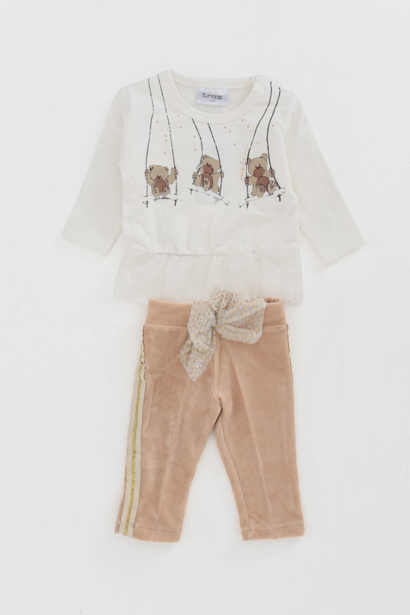 Baby set Trax girl 44513 Ecru