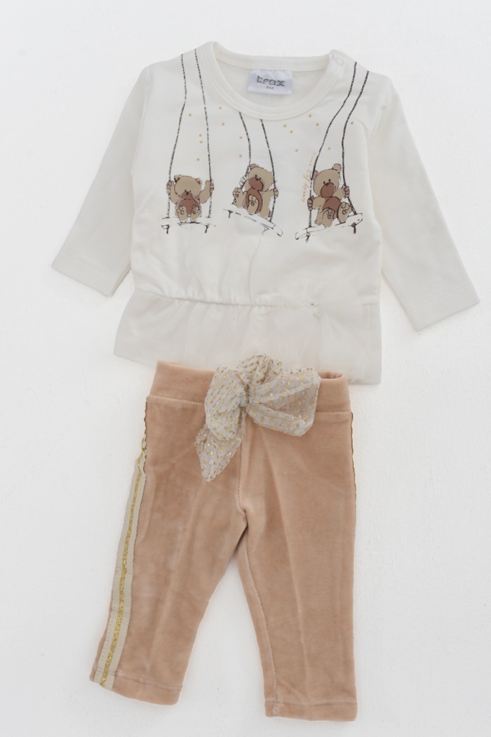 Baby set Trax girl 44513 Ecru