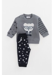 Baby-Overall für Jungen TRAX 44558 GREY Baby-Overall für Jungen TRAX 44558 GREY
