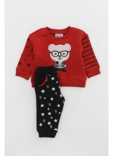 Baby-Overall für Jungen TRAX 44558 ROT Baby-Overall für Jungen TRAX 44558 ROT