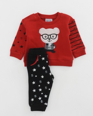 Baby overalls for boy TRAX 44558 RED