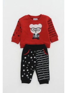 Baby-Overall für Jungen TRAX 44558 ROT Baby-Overall für Jungen TRAX 44558 ROT