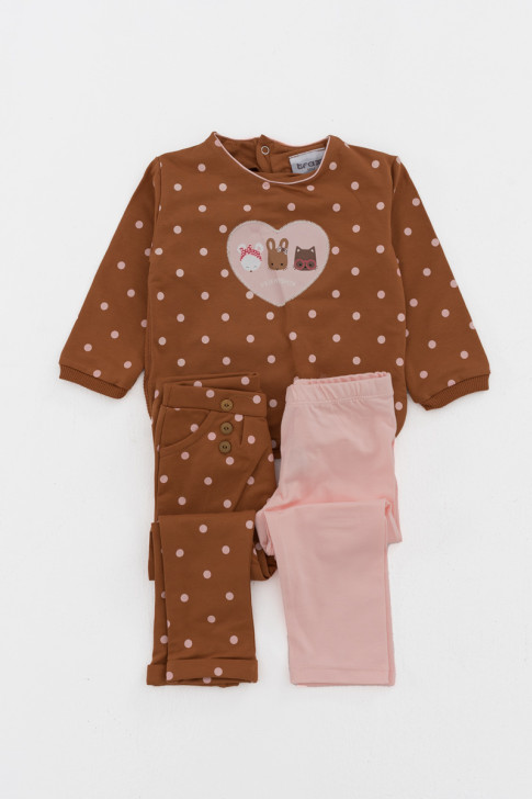 Baby set 3 pieces TRAX Girl 44503