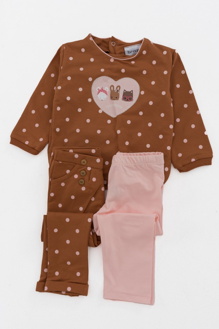 Baby set 3 pieces TRAX Girl 44503