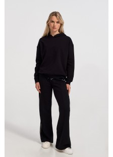 Sweatshirt blouse women's TRAX 44405 BLACK