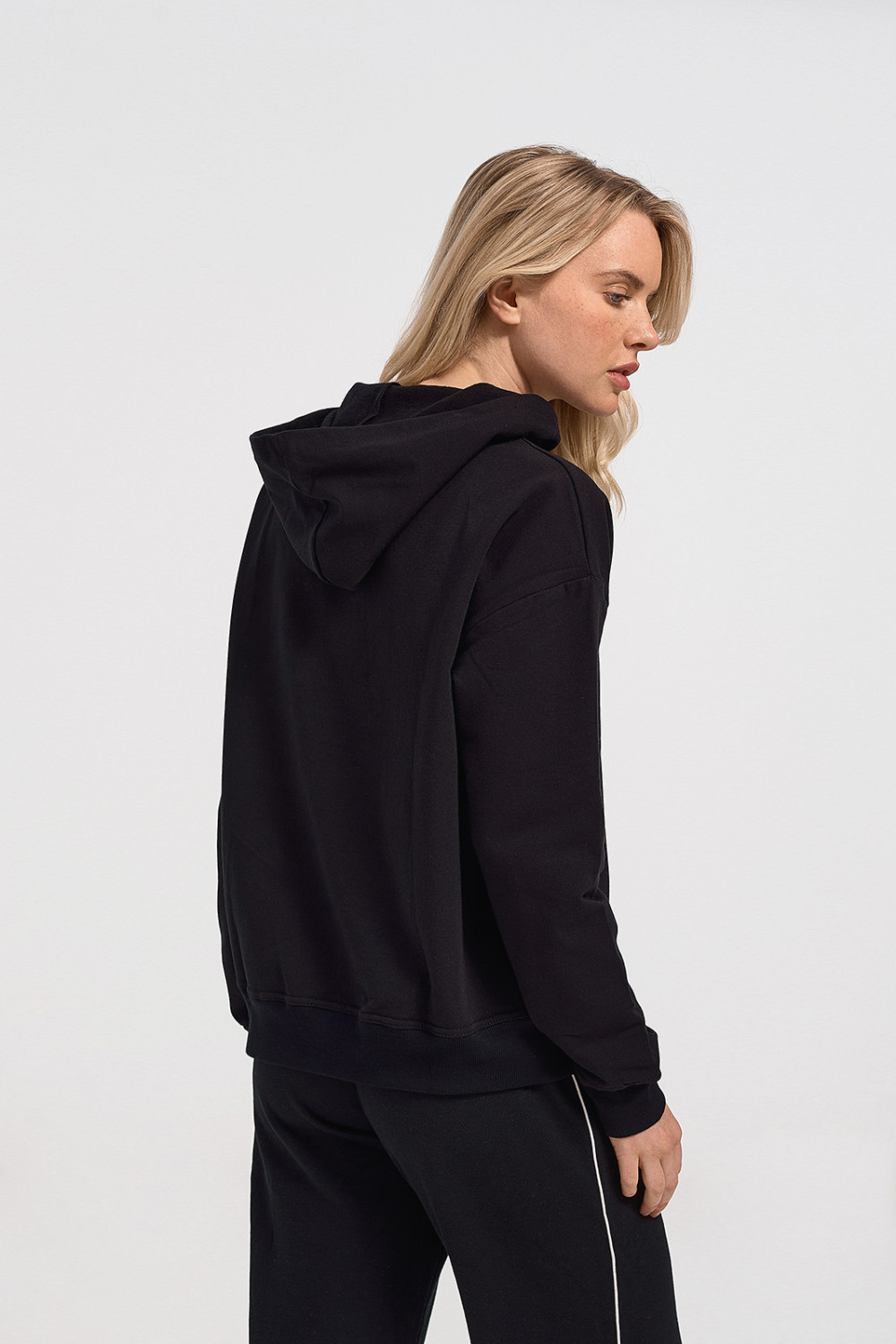 Sweatshirt blouse women's TRAX 44405 BLACK
