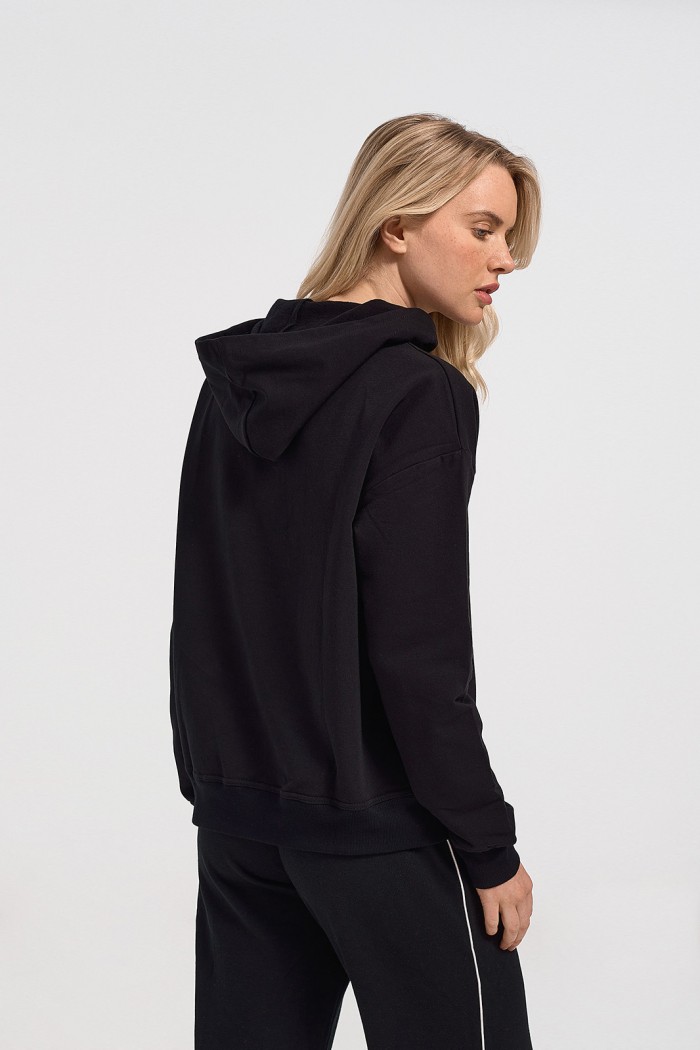 Sweatshirt blouse women's TRAX 44405 BLACK