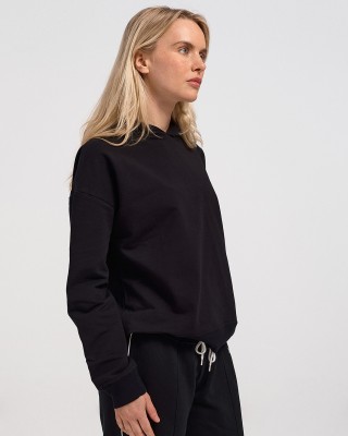 Sweatshirt blouse women's TRAX 44405 BLACK