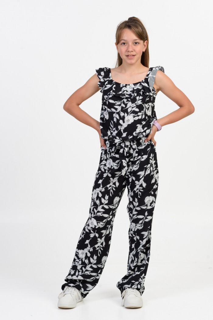 Einteiliger TRAX-Blumen-Overall 43138 ROZ