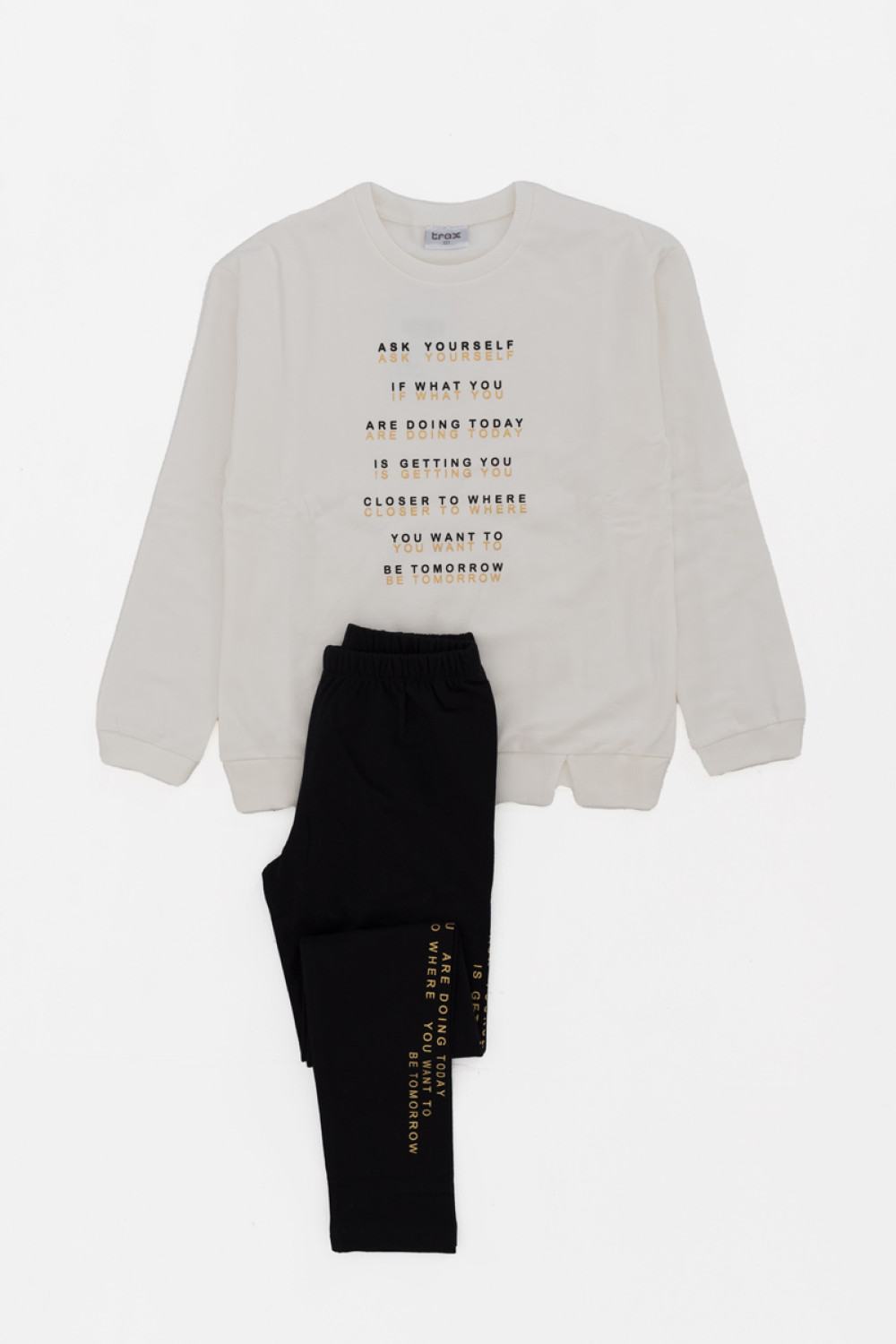 Teenage set of leggings TRAX Girl Quotes 44604