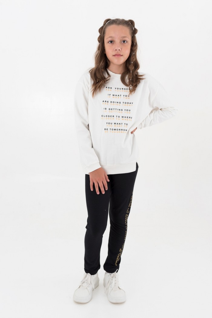 Teenage set of leggings TRAX Girl Quotes 44604