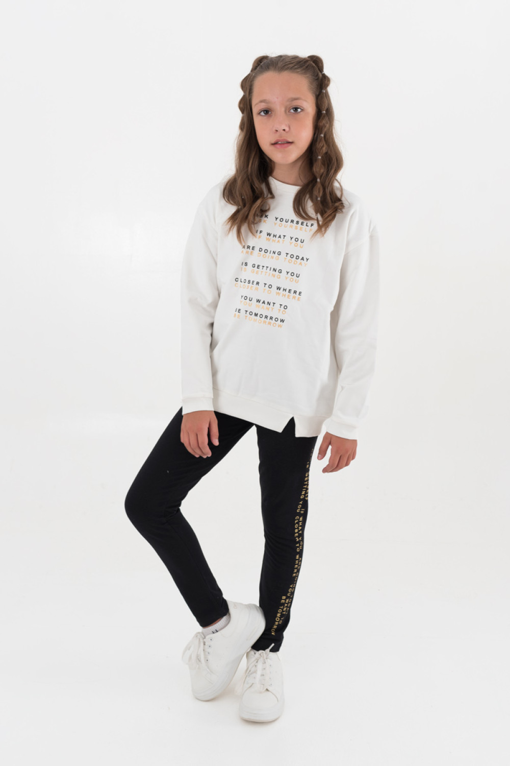 Teenage set of leggings TRAX Girl Quotes 44604