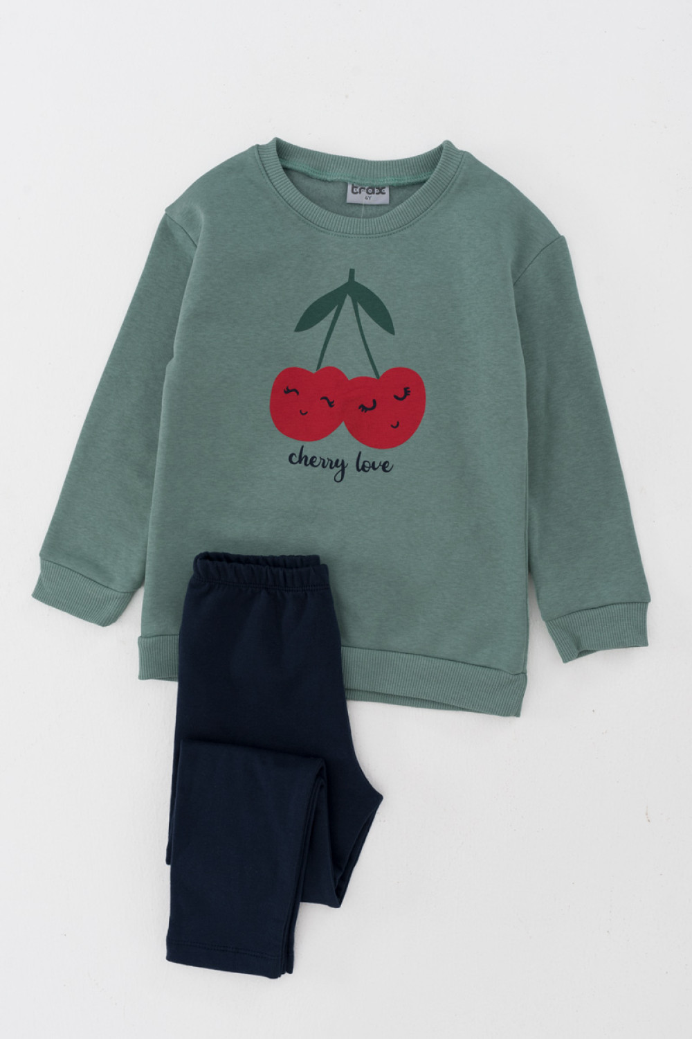 TRAX girls’ Cherry winter set with sweatshirt and long leggings