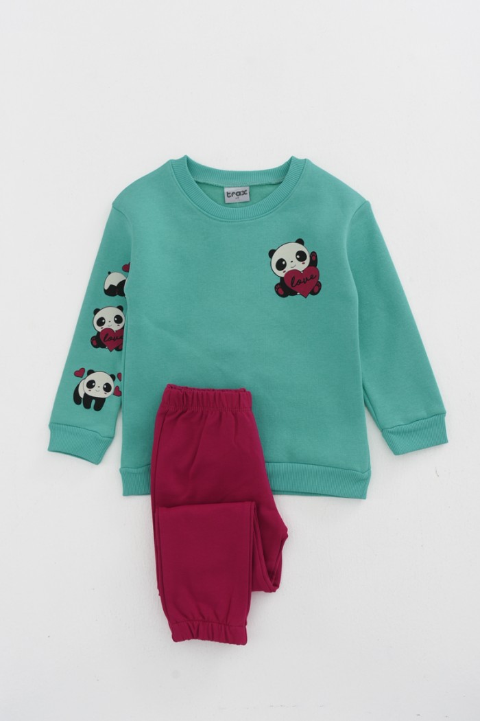 TRAX Girls' Overalls Unicorn 44756 GREEN