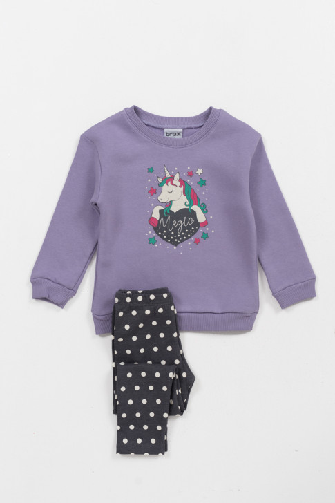 Winter Overalls TRAX Girl Unicorn 44758 LILA