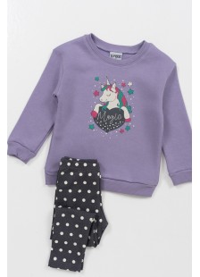 Winteroverall TRAX Mädchen Einhorn 44758 LILA Winteroverall TRAX Mädchen Einhorn 44758 LILA