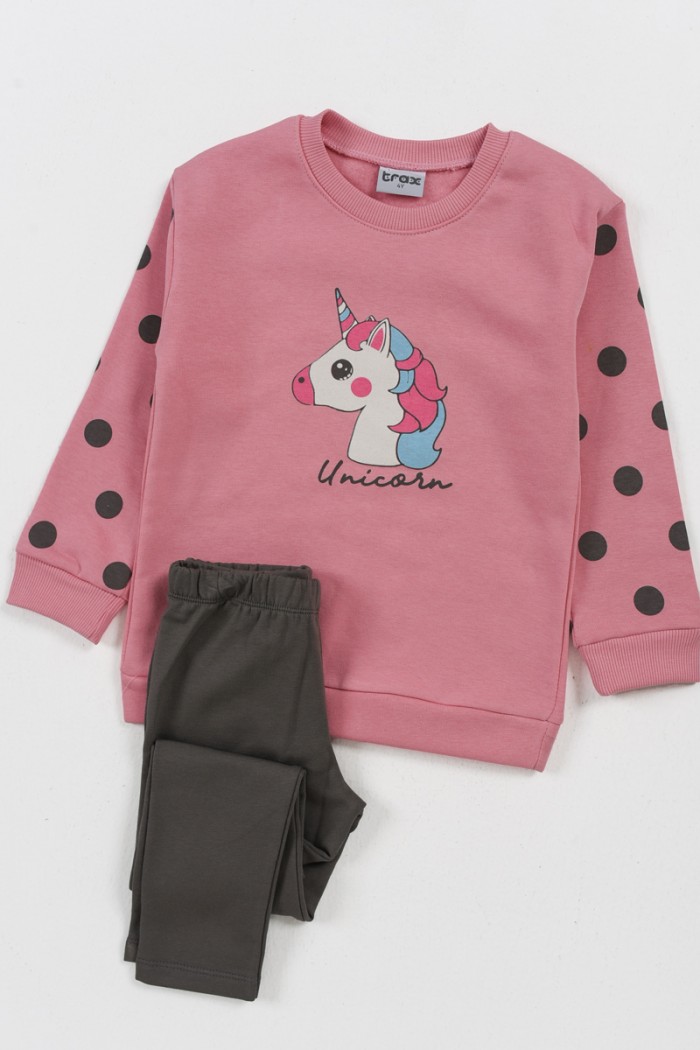 Winteroverall TRAX Girl Einhorn 44763 ROSE