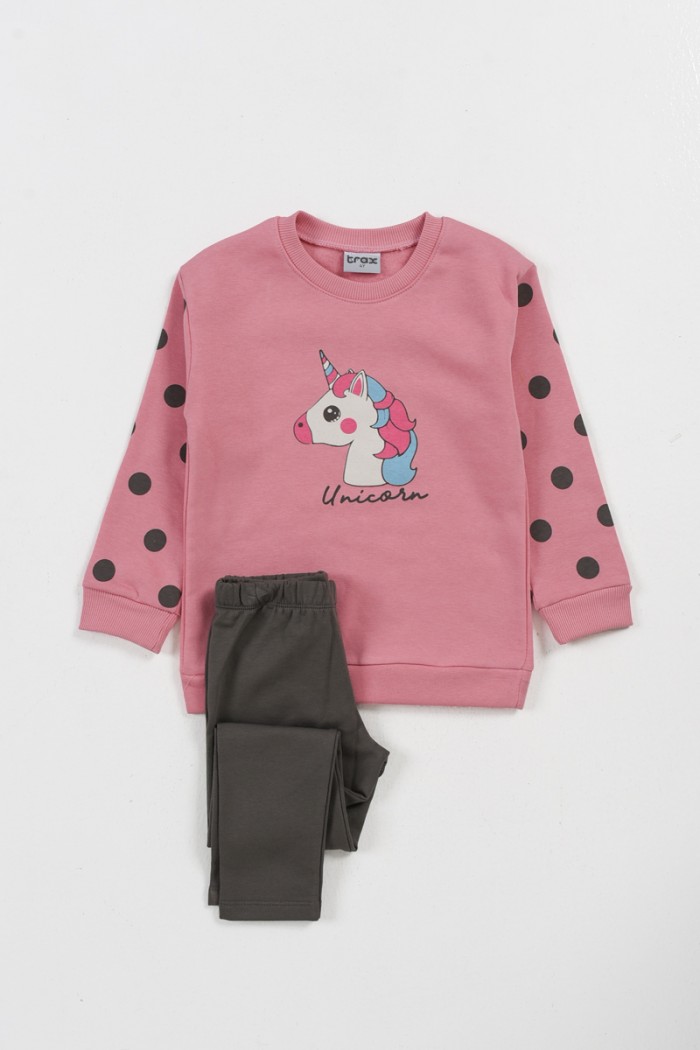 Winter Overalls TRAX Girl Unicorn 44763 ROSE