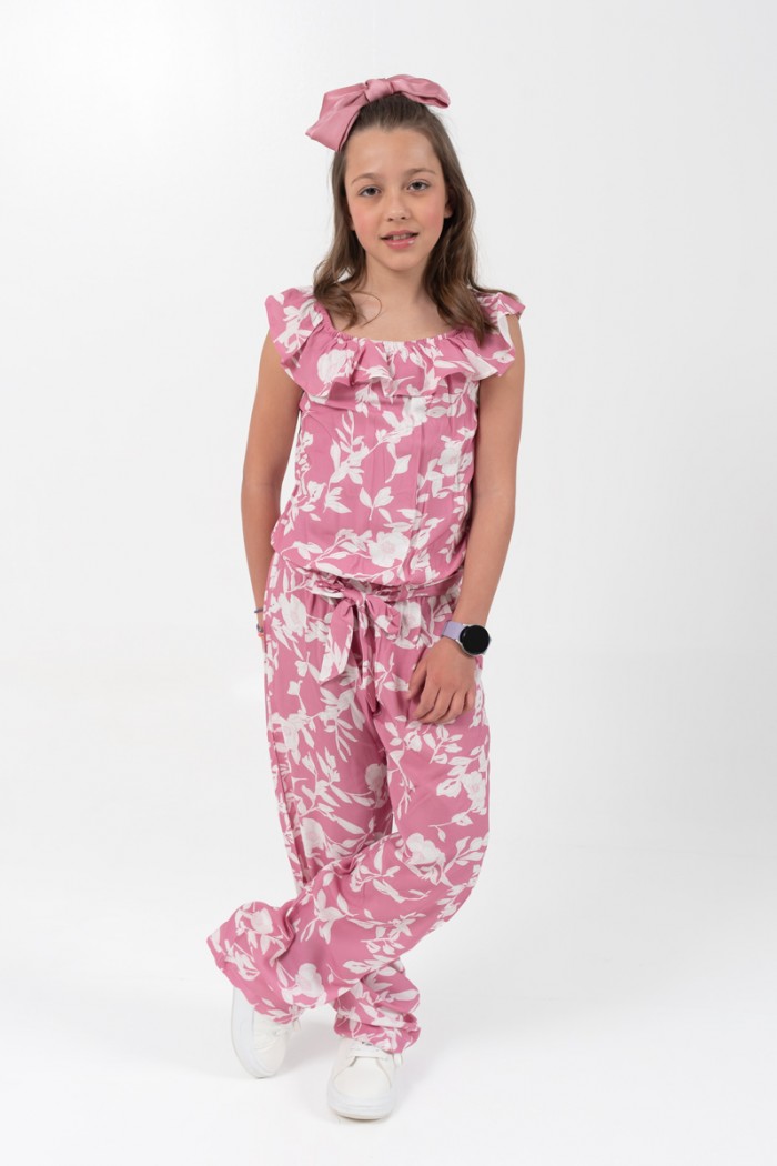 Einteiliger TRAX-Blumen-Overall 43138 ROZ