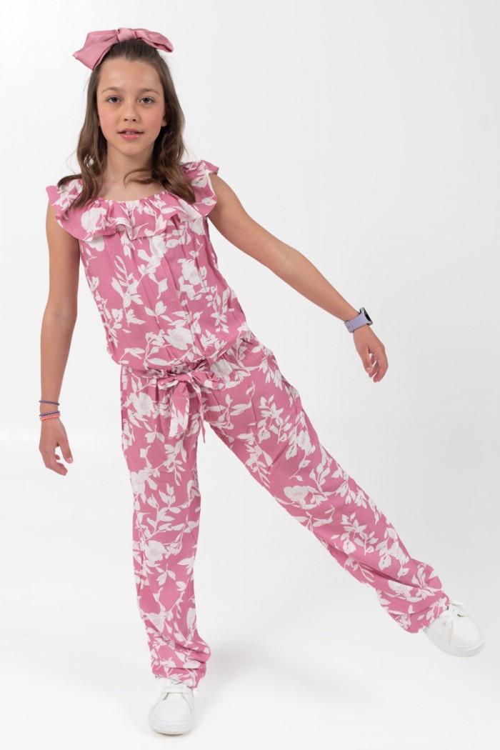 Einteiliger TRAX-Blumen-Overall 43138 ROZ