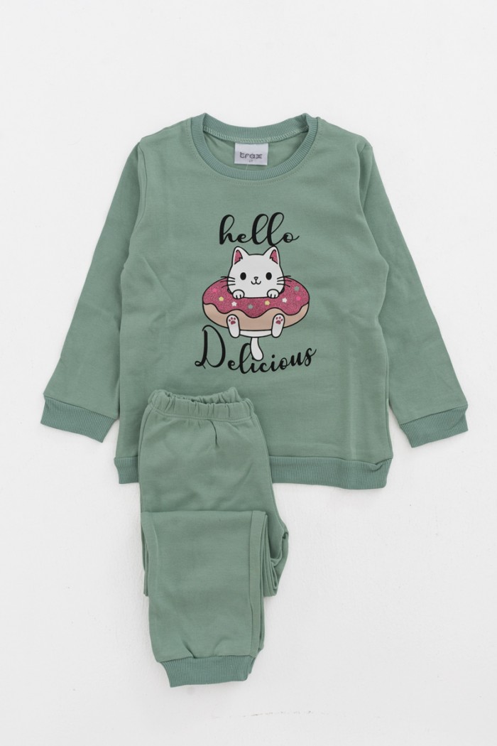 Children's Pajama TRAX GIRL Kitty Delicious 44790
