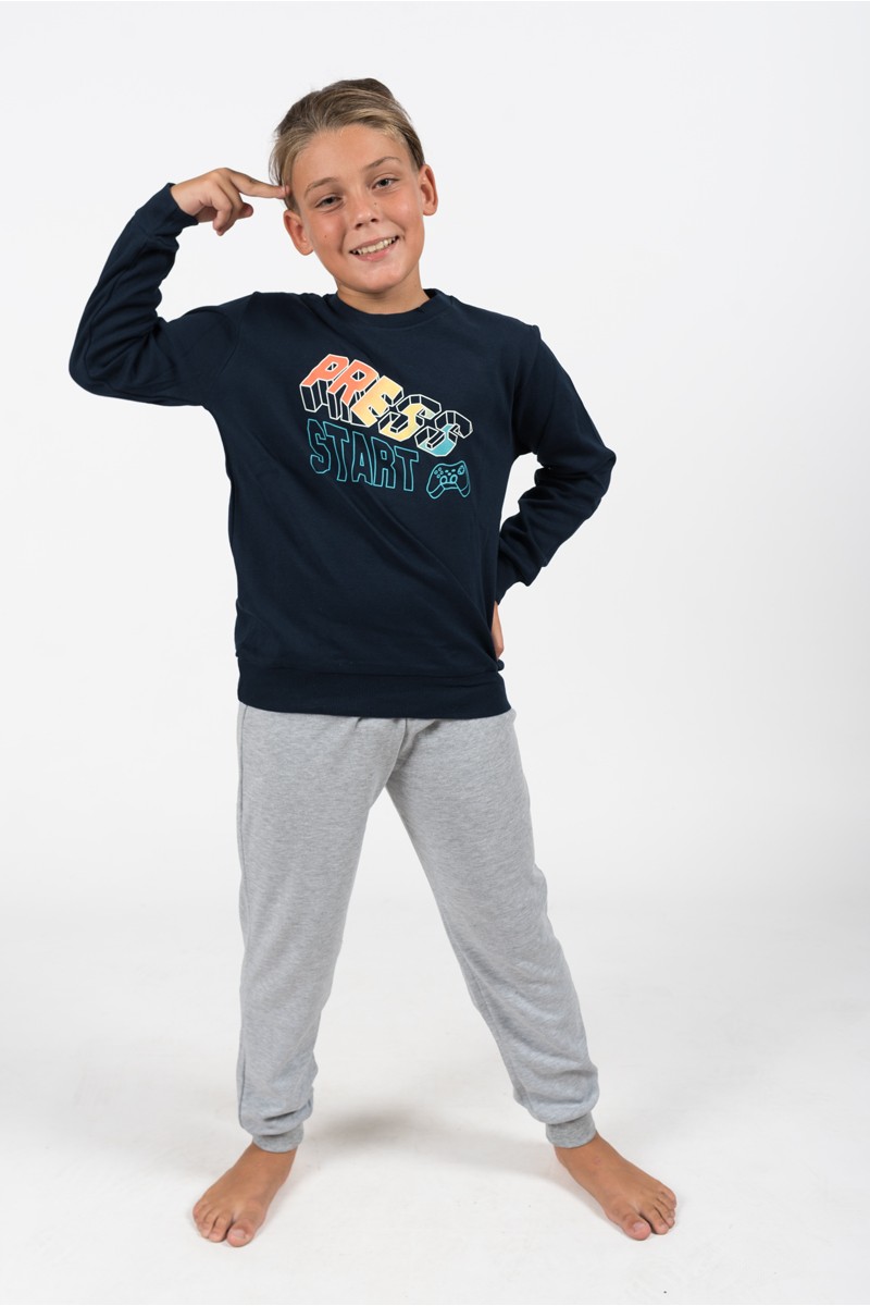 Jugendlicher Pyjama-Junge TRAX PRESS START 44893 Jugendlicher Pyjama-Junge TRAX PRESS START 44893