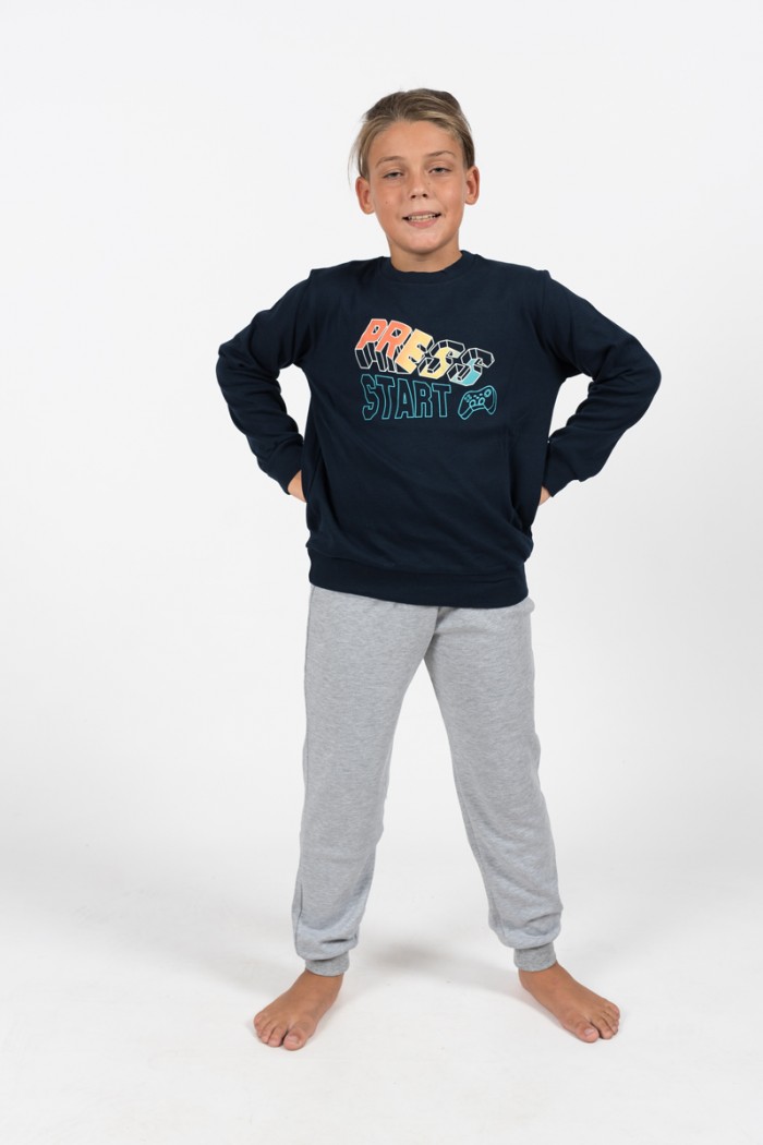 Jugendlicher Pyjama-Junge TRAX PRESS START 44893