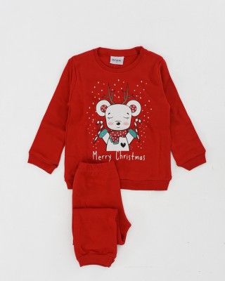 Kinder Pyjama Mädchen TRAX Rotwild 44795