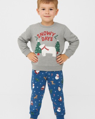 Children's Pajama Boy TRAX SNOW DAYS 44997