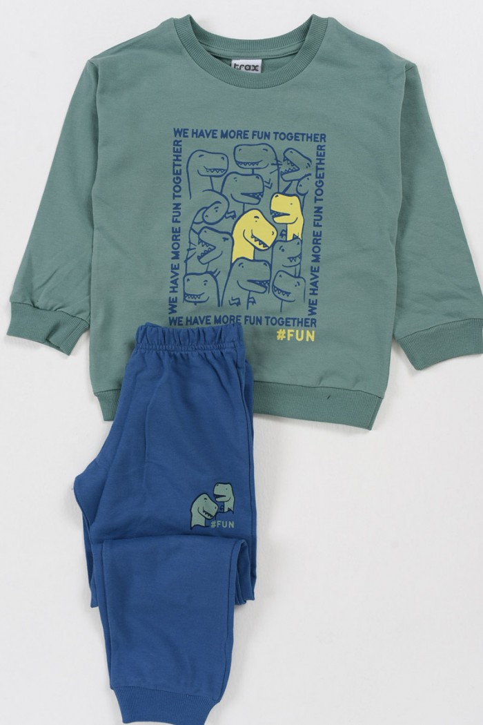 TRAX FUN 45408 Menta Frühjahrs-Overall für Kinder 45408 MENTA