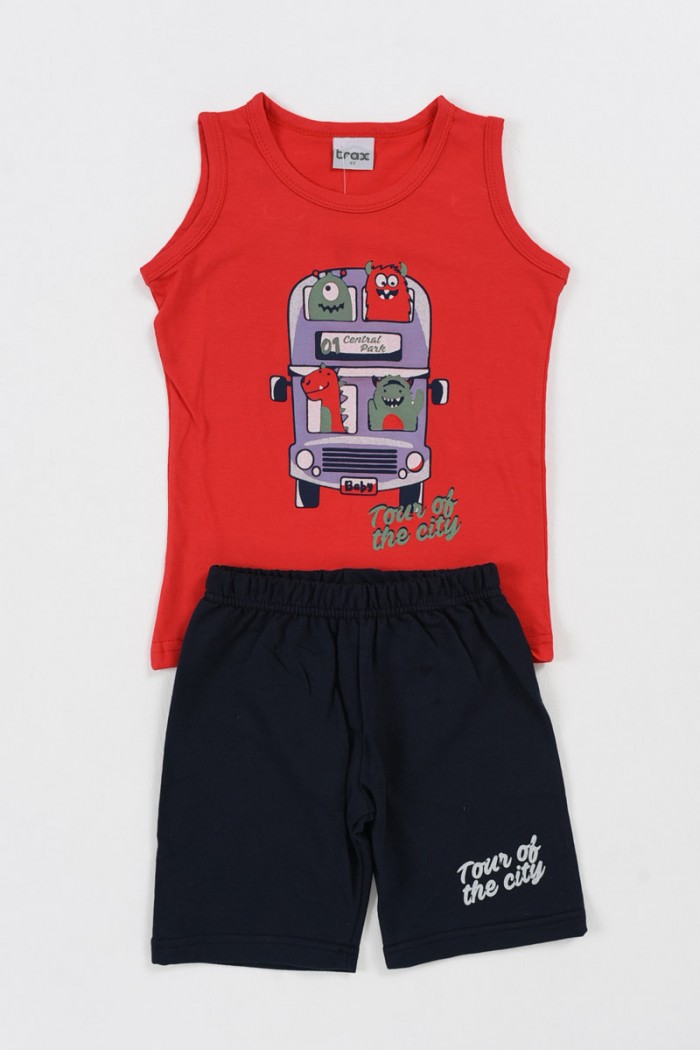 Sleeveless children's set for boys TRAX 45412