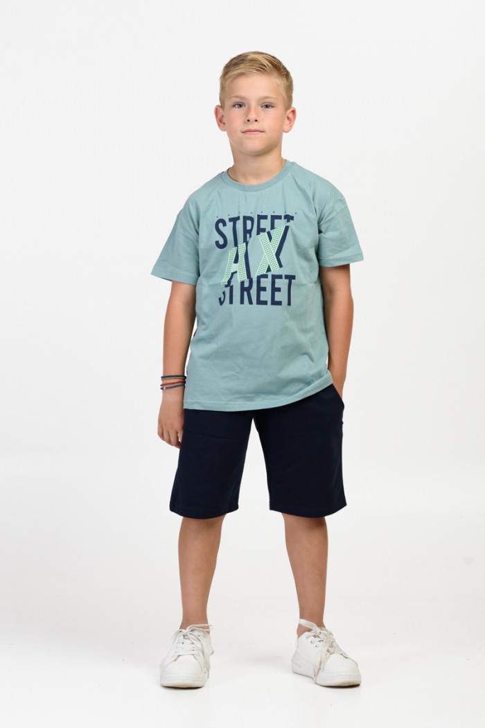 Summer boy's set TRAX 45367 STREET ART MENTA