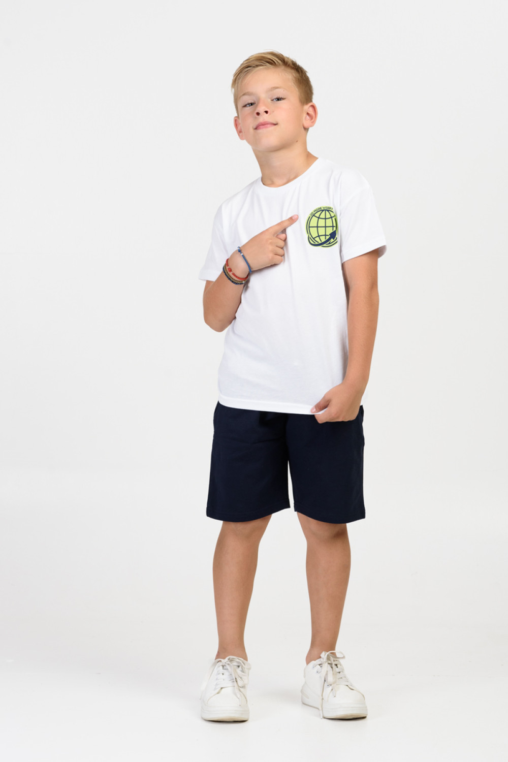 Summer set for boys TRAX 45369 WHITE