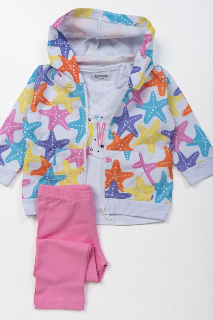 Frühling Baby Mädchen Set TRAX 45010 3 Stück