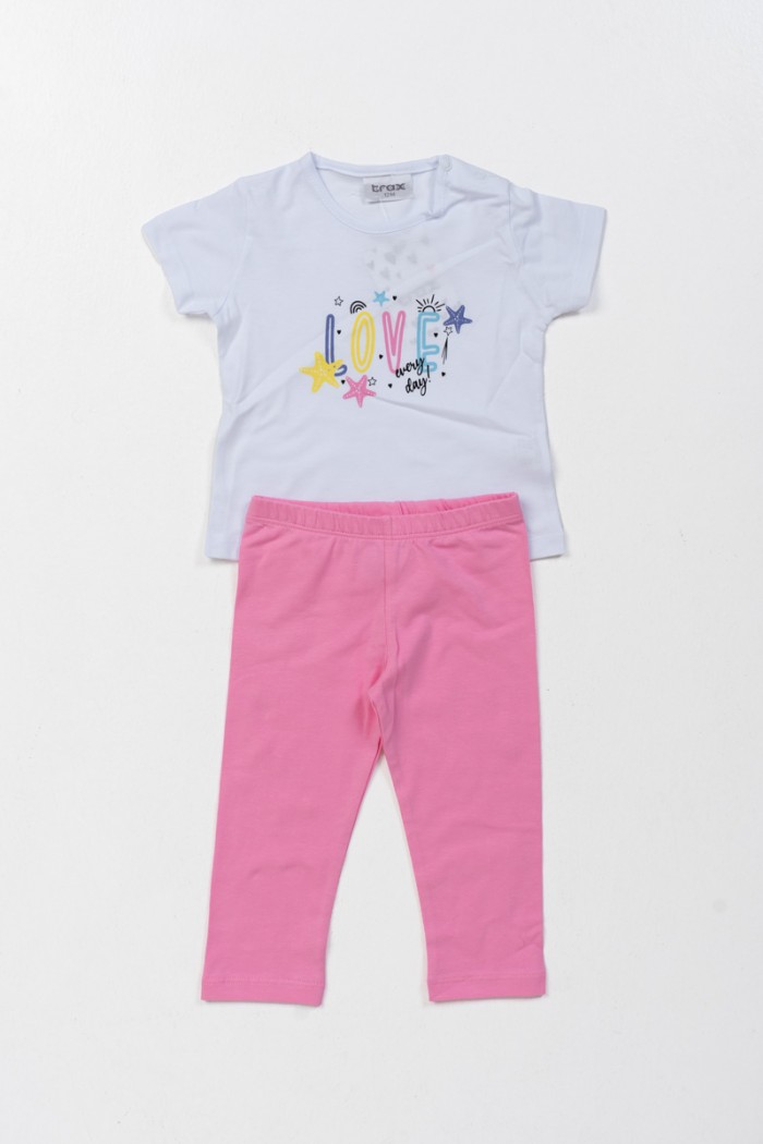 Spring baby girl set TRAX 45010 3 pieces