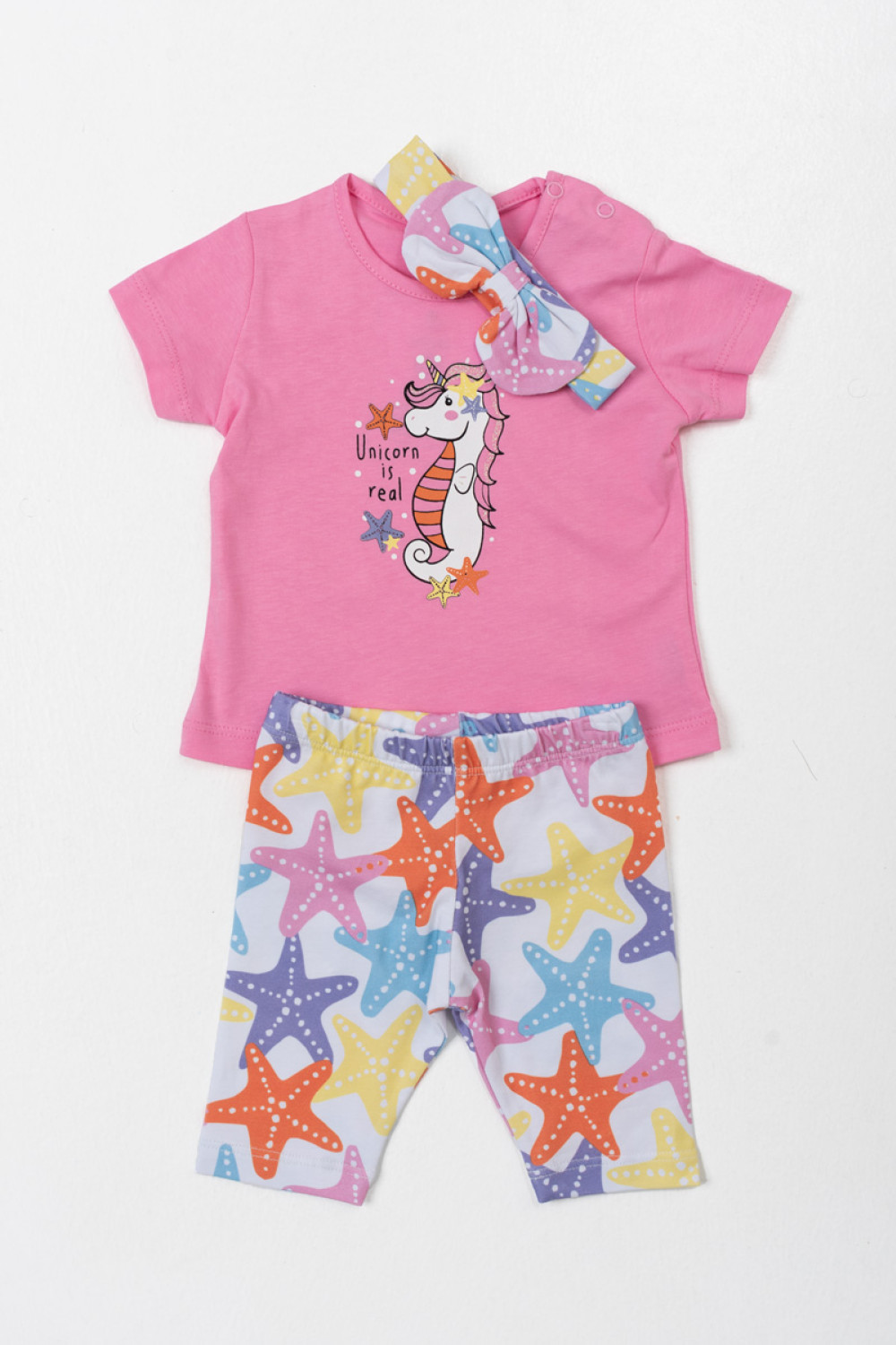 Summer set for baby girl TRAX Unicorn 45014