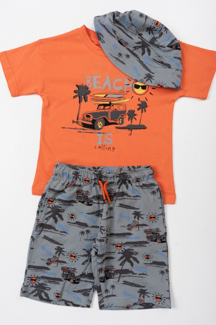 Summer children's set TRAX boy 45433 with hat
