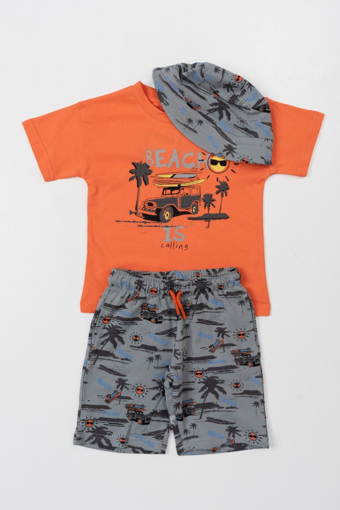 Summer children's set TRAX boy 45433 with hat