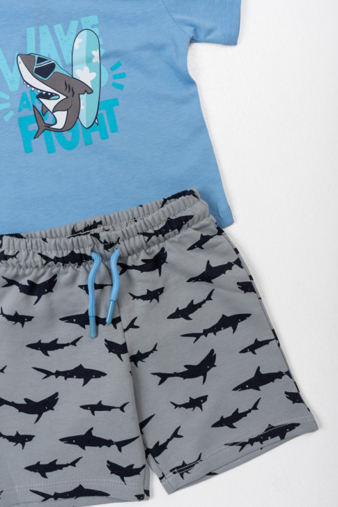 Summer baby set TRAX boy 45051 with hat