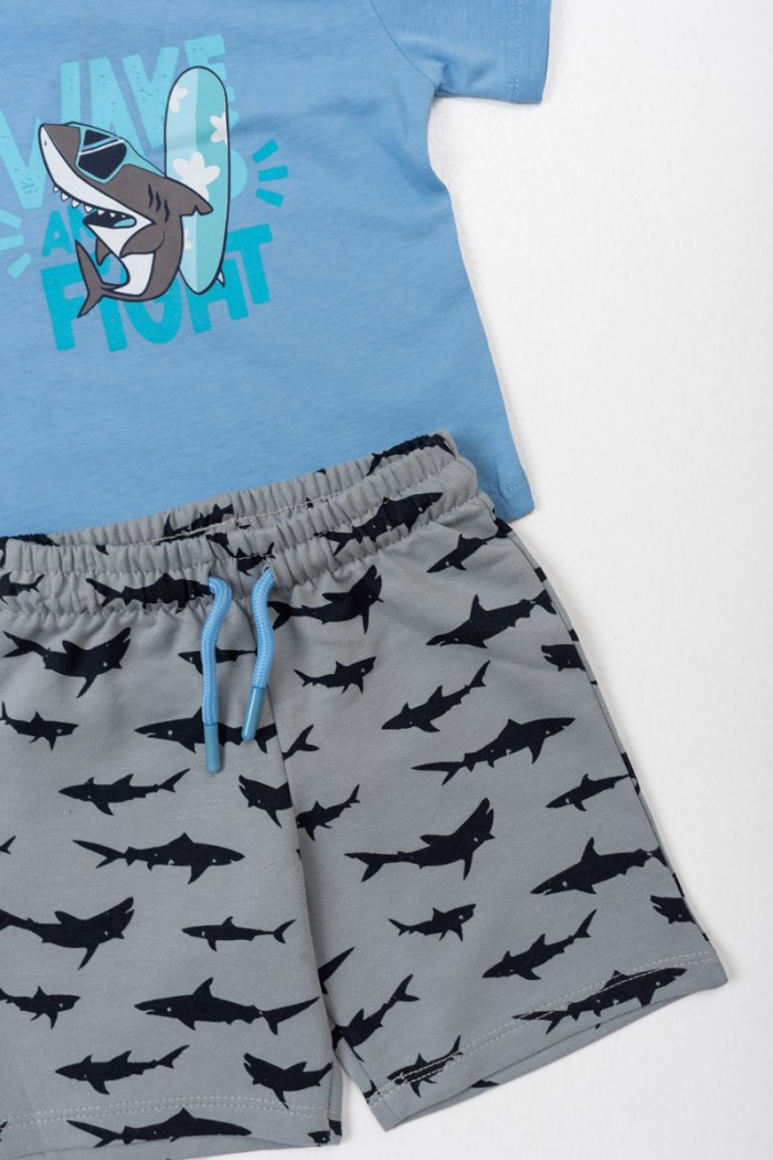 Summer baby set TRAX boy 45051 with hat