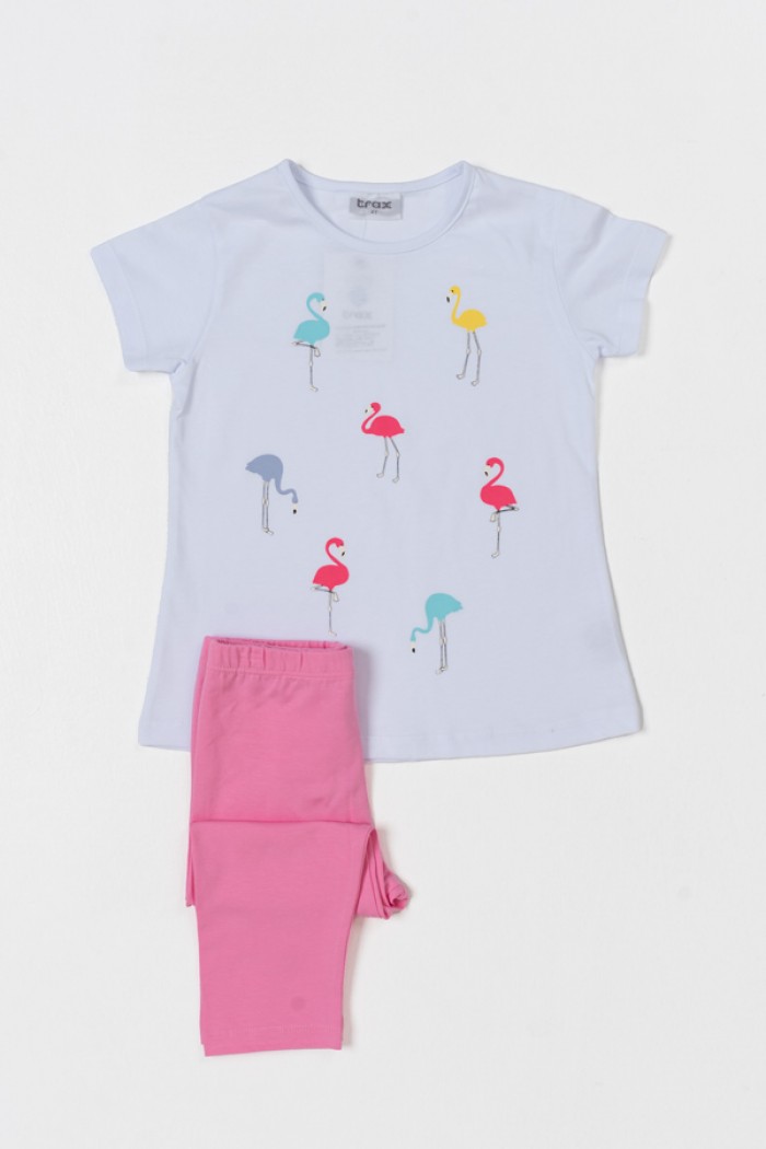 Children's summer set TRAX Girl 45221 WHITE