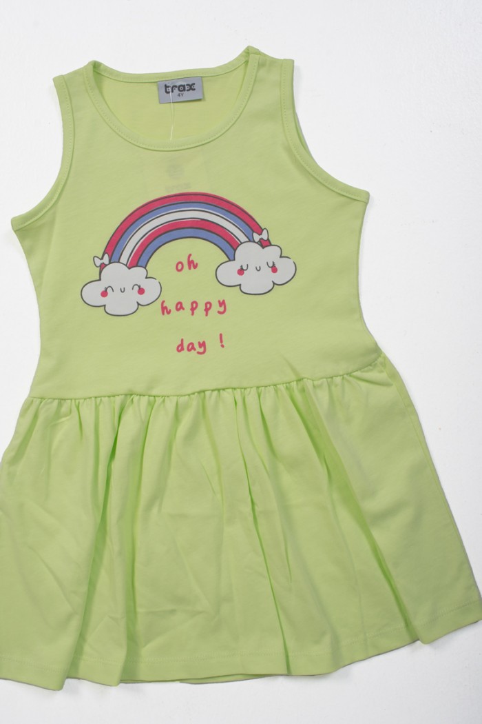 Kinderkleid TRAX Rainbow 45240 Cabbage