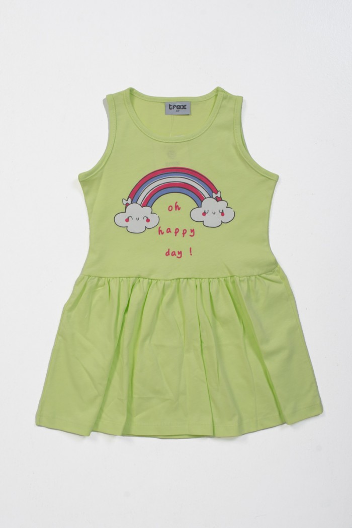 Kinderkleid TRAX Rainbow 45240 Cabbage