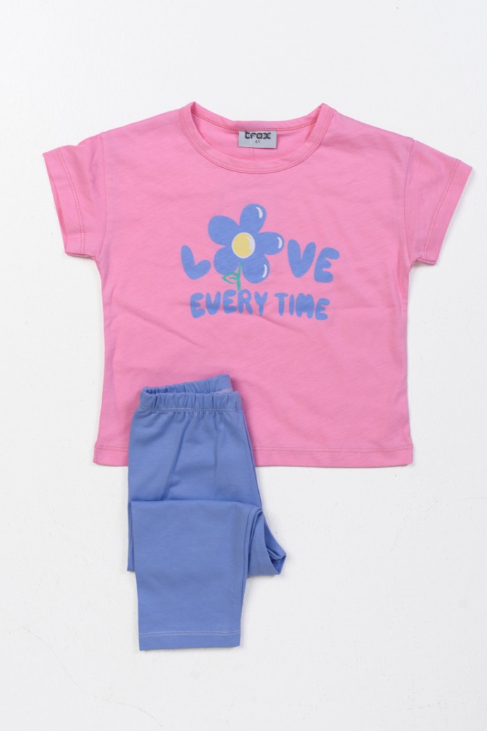 TRAX LOVE TIME summer set for girls 45271