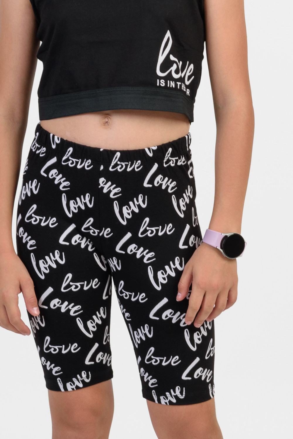 Summer set for girls TRAX LOVE 45182 BLACK